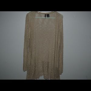 Tan cardigan